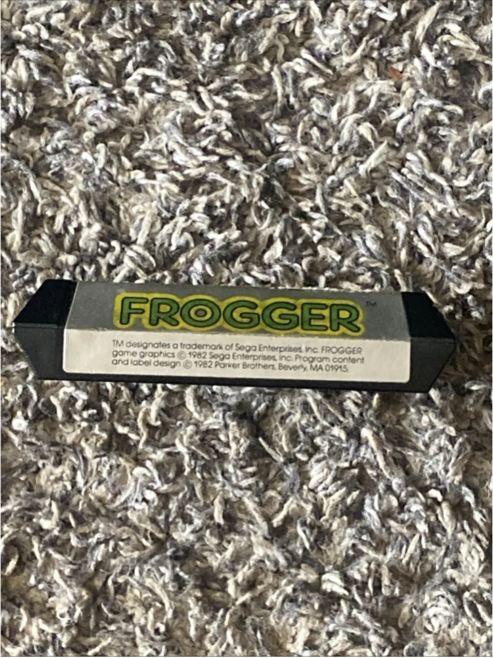 Frogger Atari 7800 Video Game Cartridge Arcade 1981 NTSC-U/C US/Canada
